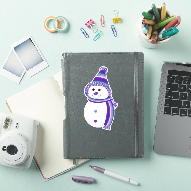 Butch Lesbian Pride Snowman Snowperson Flag Sticker (iPad Cover)