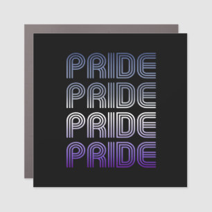 Butch Retro Pride Car Magnet
