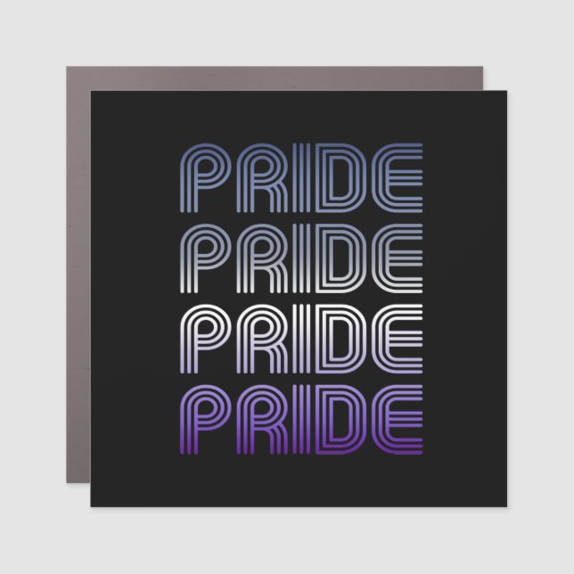 Butch Retro Pride Car Magnet (Front)