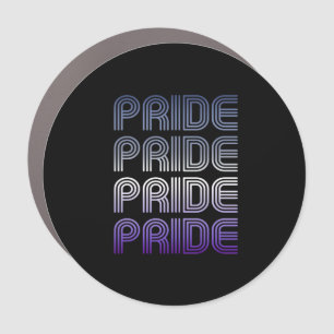 Butch Retro Pride Car Magnet