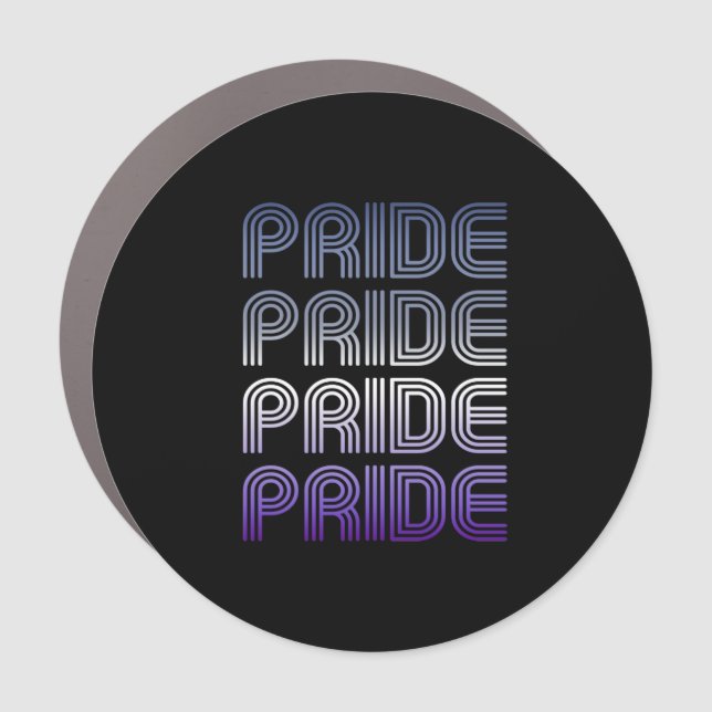 Butch Retro Pride Car Magnet (Front)