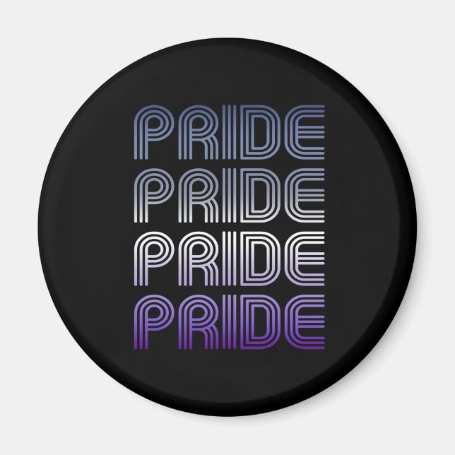 Butch Retro Pride Magnet (Front)
