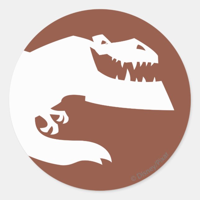 Butch Silhouette Classic Round Sticker (Front)