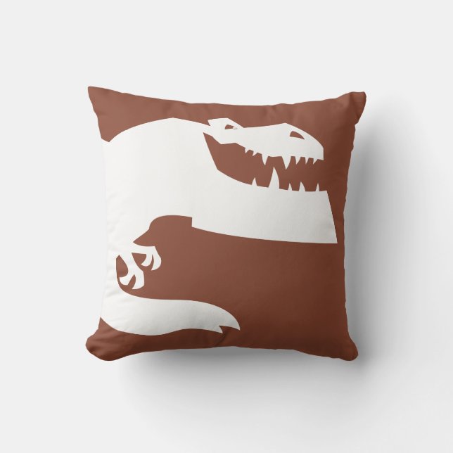 Butch Silhouette Throw Pillow (Front)