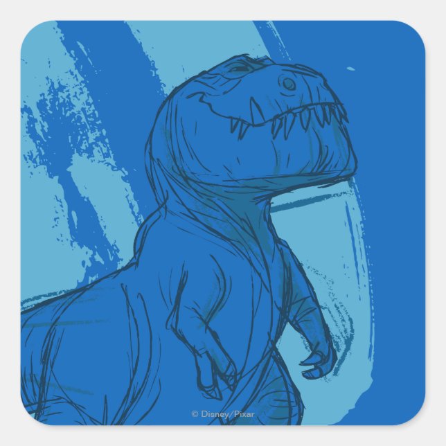 Butch Sketch Square Sticker (Front)