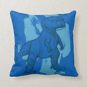 Butch Sketch Throw Pillow