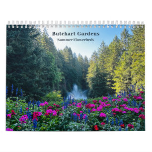Butchart Flower Gardens Photography Quote Calendar
