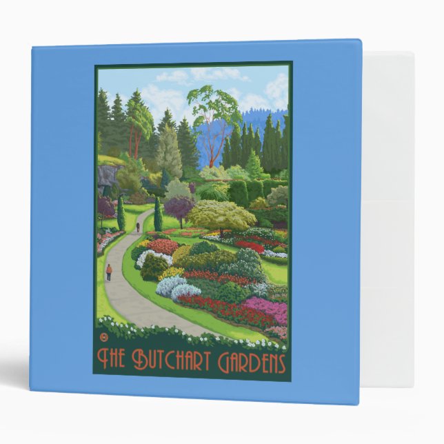 Butchart Gardens - Brentwood Bay Binder (Front/Inside)