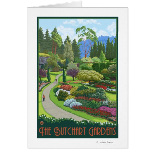 Butchart Gardens - Brentwood Bay Cards (Front)