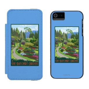 Butchart Gardens - Brentwood Bay iPhone SE/5/5s Wallet Case