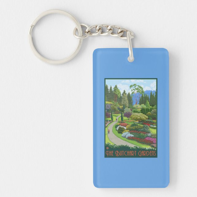 Butchart Gardens - Brentwood Bay Keychain (Front)