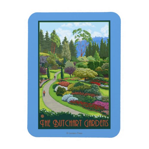 Butchart Gardens _ Brentwood Bay Magnet