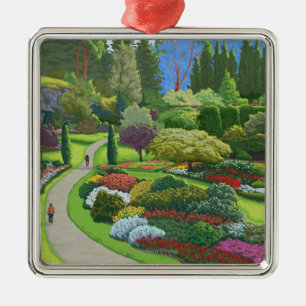 Butchart Gardens - Brentwood Bay Metal Ornament
