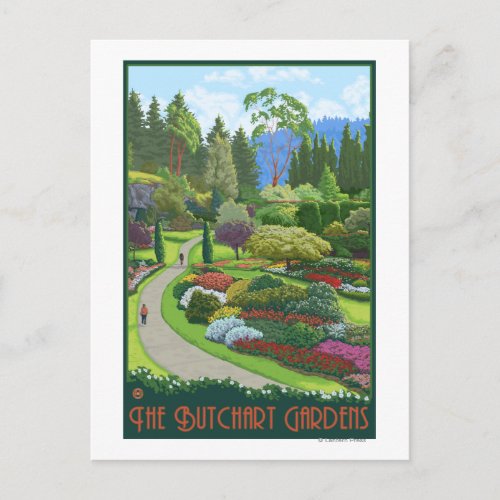 Butchart Gardens _ Brentwood Bay Postcard