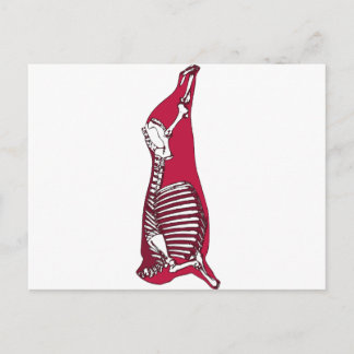 BUTCHER ANATOMY POSTCARD