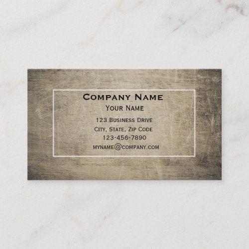 Butcher Block Cutting Board Business Card