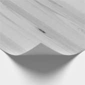 Butcher Block - Gray Wood Wrapping Paper (Corner)