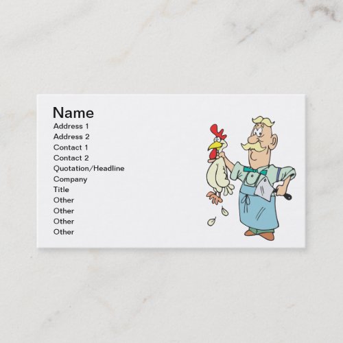 Butcher Business Card