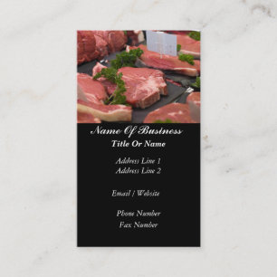 Butcher Business Card