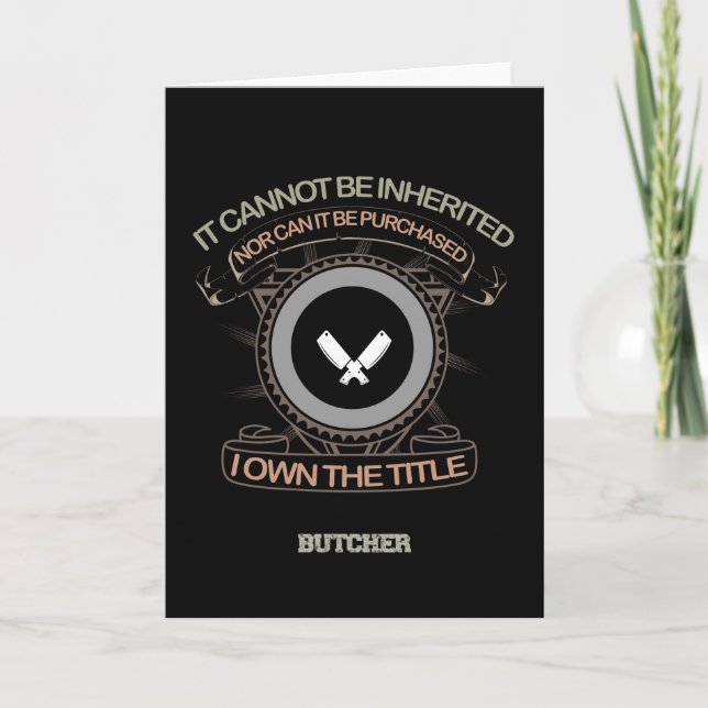 Butcher Card (Front)