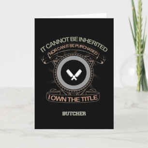 Butcher Card