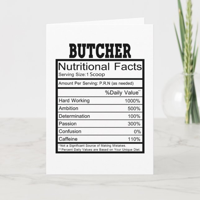 Butcher Card (Front)