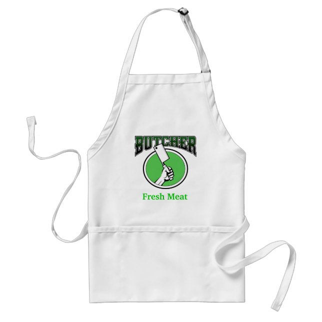 Butcher - Fresh Meat Adult Apron (Front)