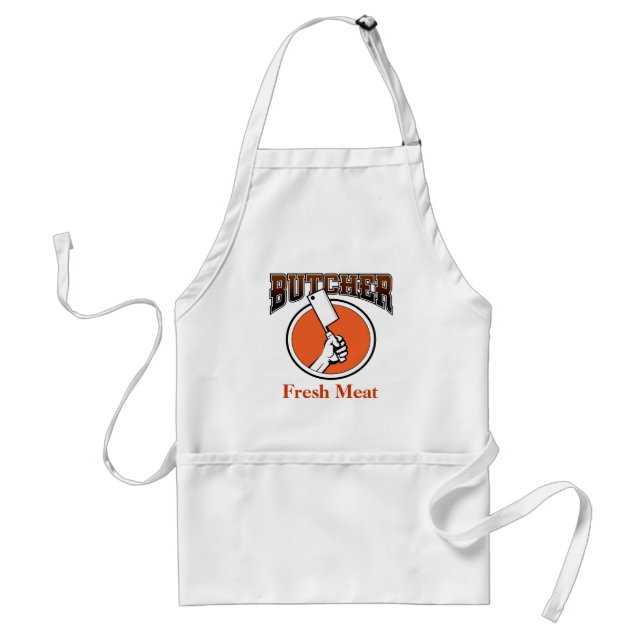 Butcher - Fresh Meat Adult Apron (Front)