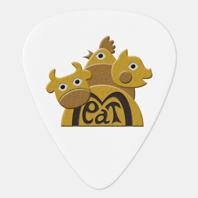 Butcher Guitar Pick (Front)