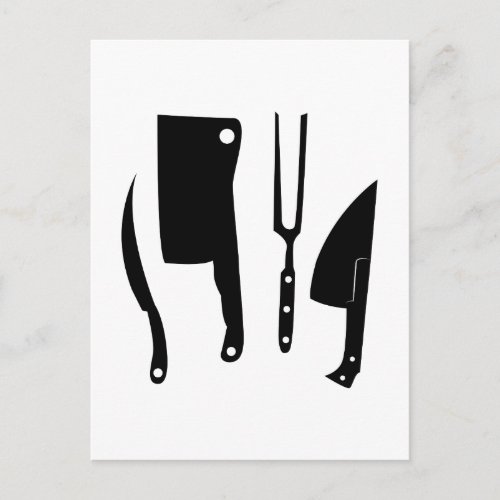 Butcher Knives Postcard