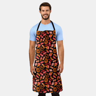 Butcher Meat Market Cuts of Meat Sausage Apron