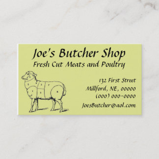 Butcher Shop.. Business Card
