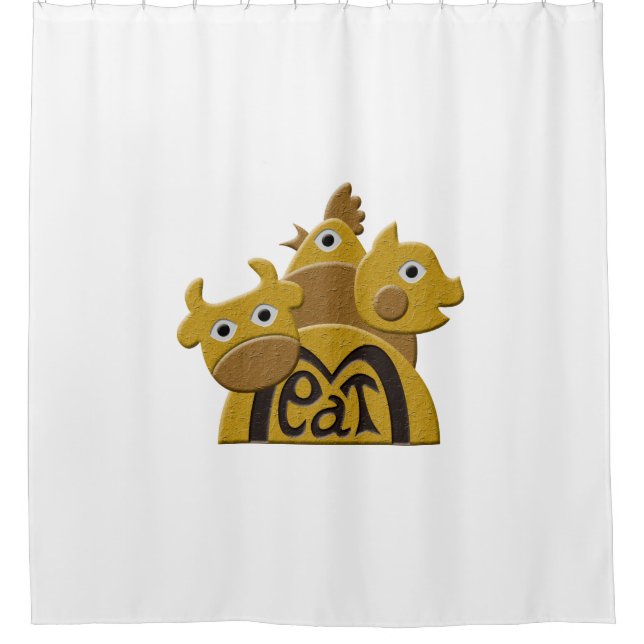 Butcher Shower Curtain (Front)