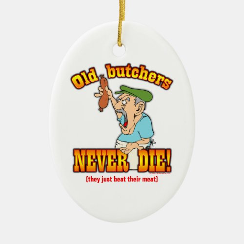 Butchers Ceramic Ornament