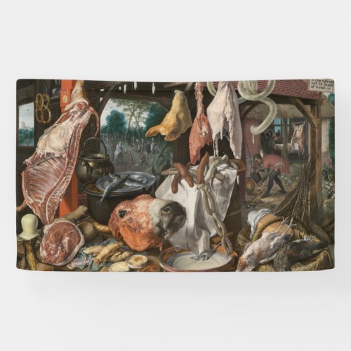 Butchers Stall by Pieter Aertsen Banner