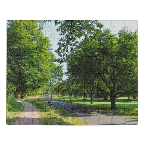 Bute Park Cardiff Wales Jigsaw Puzzle