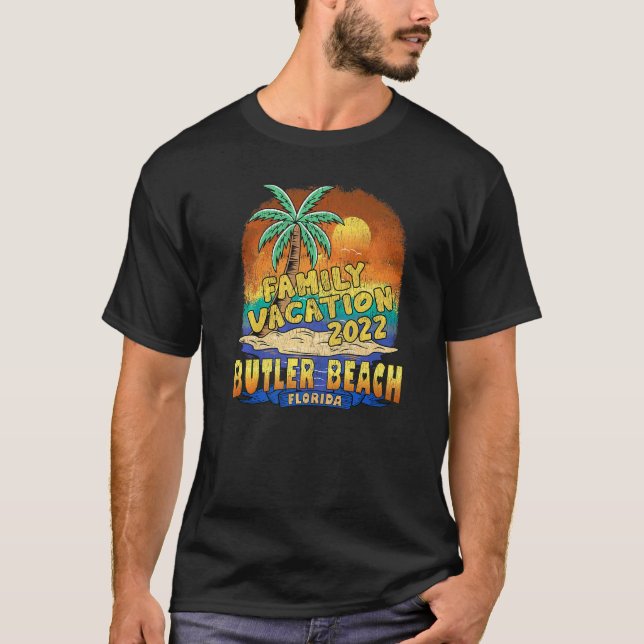 Butler Beach Florida Family Vacation 2022 Souvenir T-Shirt (Front)