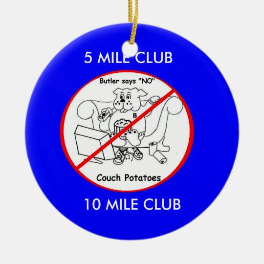 Butler Ceramic Ornament