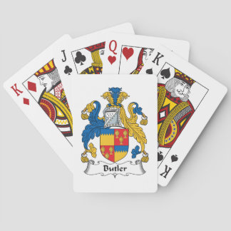 Butler Family Crest Poker Cards