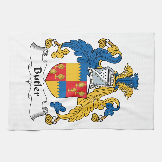 Butler Family Crest Towel (Horizontal)