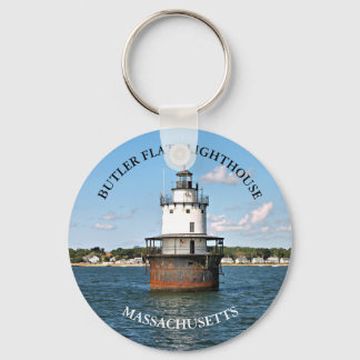 Butler Flats Lighthouse, Massachusetts Keychain