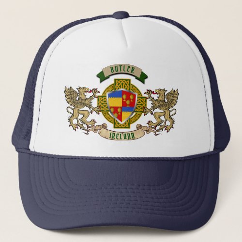 Butler Irish Shield  Griffins Personalized  Trucker Hat