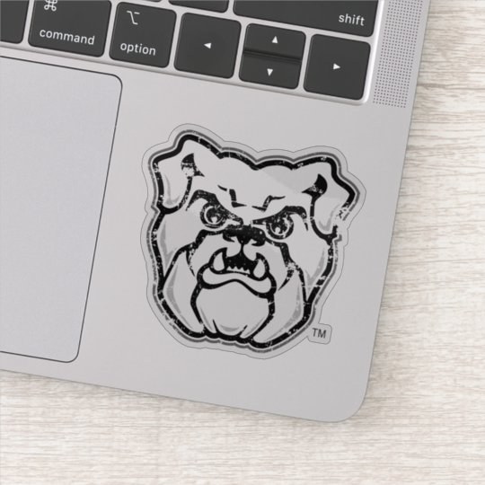 Butler University Logo distressed Sticker | Zazzle.com