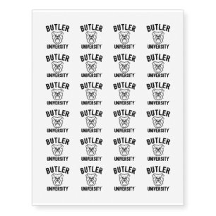 Butler University Vintage Temporary Tattoos