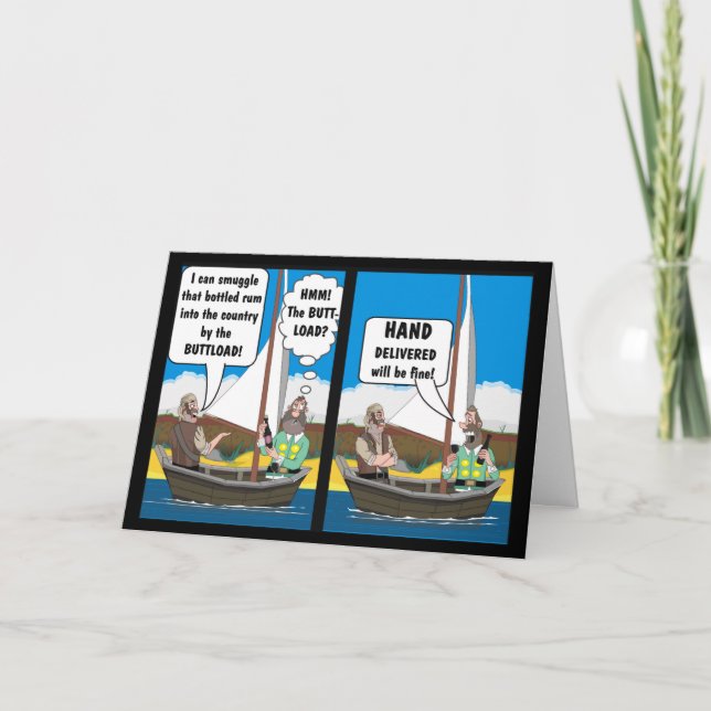 BUTT LOAD JOKE CARD (Front)