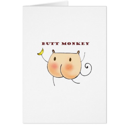 Butt Monkey Cards (Front)