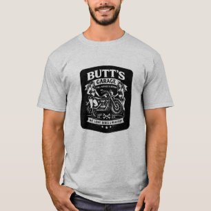 Butt’s Garage Vintage Motorcycle Shop T-Shirt