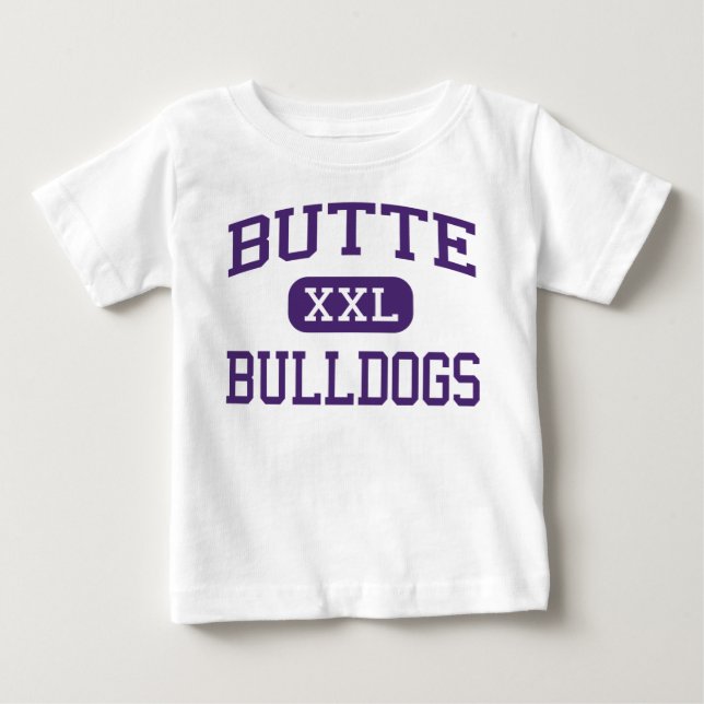 Butte - Bulldogs - High School - Butte Montana Baby T-Shirt (Front)