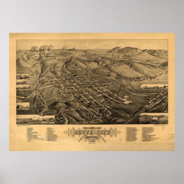 Butte, Montana (1884) Poster (Front)