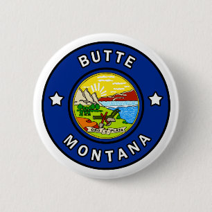 Butte Montana Button